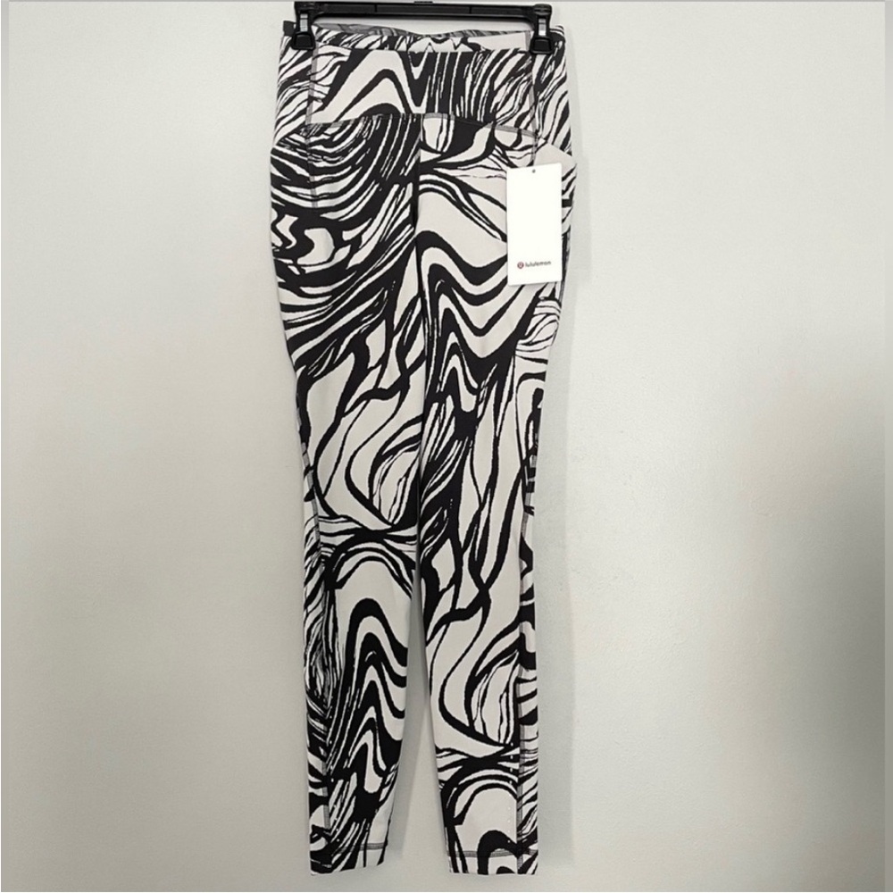 NWT Lululemon 6 Swift Speed High-Rise Leggins Spin Off Jacquard Vapor Graphite